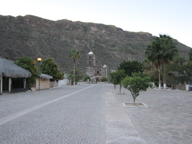 Downtown San Javier and a marvelous tourist attraction with the mission in the center of town